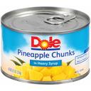 Dole Pineapple Chunks In Syrup, 8.249 Ounce -- 12 per case.