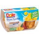 Dole Diced Peach in Light Syrup, 16 Ounce -- 6 per case.