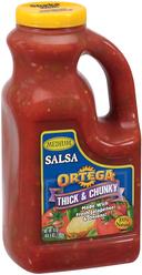 Ortega Chunky Salsa Sauce 6 Case 1/2 Gallon