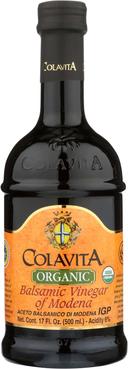 Colavita Organic Balsamic Vinegar, 0.5 Liter -- 6 per case