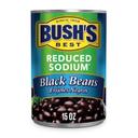 Bushs Best Reduced Sodium Black Beans, 15 Ounce -- 12 per case