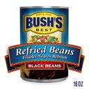 Bushs Best Refried Black Beans, 16 Ounce -- 12 per case