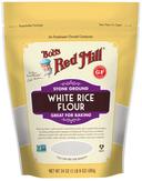 Bobs Red Mill Stone Ground White Rice Flour, 24 Ounce Pouch -- 4 per case