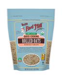 Bobs Red Mill Organic Quick Cooking Rolled Oats, 16 Ounce -- 4 per case.
