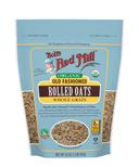 Bobs Red Mill Organic Old Fashioned Rolled Oats, 16 Ounce -- 4 per case.