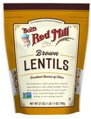 Bobs Red Mill Brown Lentil, 27 Ounce -- 4 per case