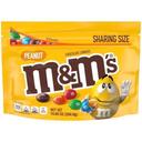 M and Ms Sharing Size Peanut Chocolate Candies, 10.05 Ounce Stand Up Pouch -- 12 per case
