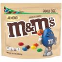M and Ms Almond Chocolate Candy, 15 Ounce Stand Up Pouch -- 8 per case