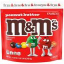 M and Ms Family Size Peanut Butter Chocolate Candy, 17.2 Ounce Stand Up Pouch -- 8 per case