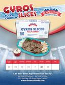 Devanco Gyro Fully Cooked Slices, 5 Pound -- 4 per case.