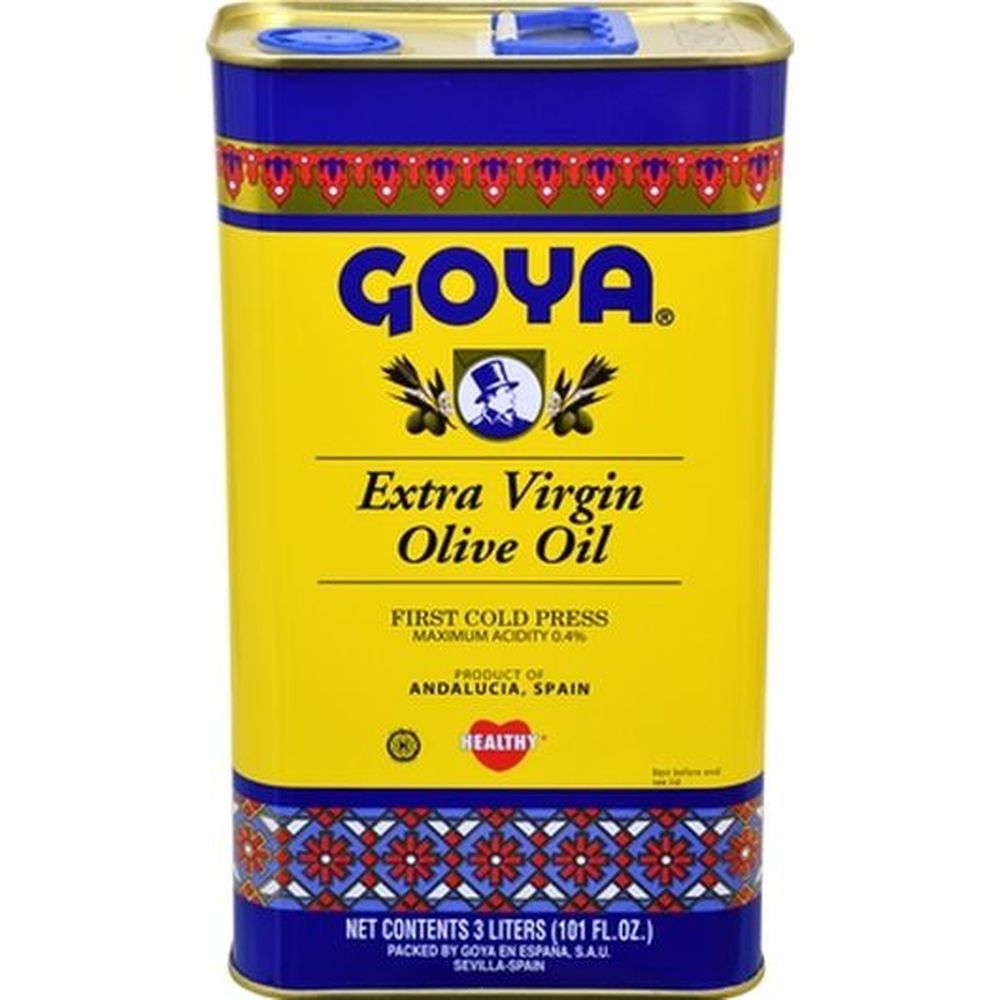 Goya Extra Virgin Olive Oil, 102 Ounce -- 3 per case