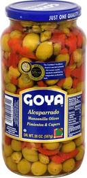 Goya Caper with Manzanilla Olive and Pimento, 20 Ounce -- 12 per case.