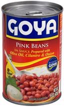 Goya Pink Bean Guisadas, 15 Ounce -- 24 per case