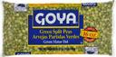 Goya Dry Green Split Peas - 16 oz. bag, 24 bags per case