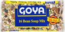 Goya 16 Bean Soup Mix - 16 oz. bag, 24 per case