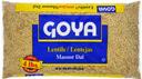 Goya Dry Lentils - 4 lb. bag, 6 bags per case