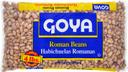 Goya Dry Roman Beans -  4 lb. bag, 6 bags per case