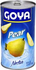 Goya Pear Nectar Juice, 42 Ounce -- 12 per case.