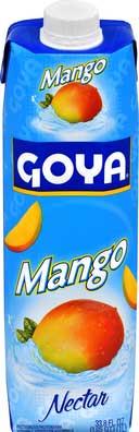 Goya Prisma Mango Nectar, 33.8 Ounce -- 12 per case.