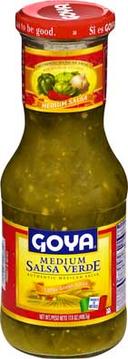 Goya Mexican Verde Salsa, 17.6 Ounce -- 12 per case.