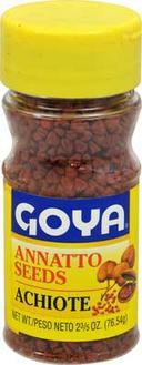 Goya Whole Annatto Seed - 3 oz. jar, 12 per case
