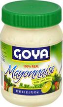 Goya Mayonnaise with Lime Juice, 16 Ounce -- 12 per case.