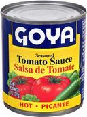 Goya Hot Tomato Sauce, 8 Ounce -- 24 per case.