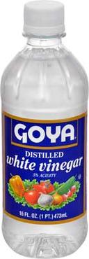 Goya White Vinegar - Distilled, 16 Ounce -- 24 per case.