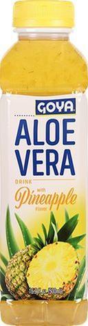 Goya Pineapple Flavor Aloe Vera Drink, 16.9 Fluid Ounce -- 12 per case