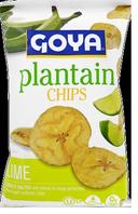 Goya Lime Plantain Chips, 5 Ounce -- 12 per case