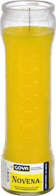 Goya 7 Day Yellow Candle -- 12 per case.