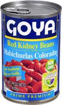 Goya Low Sodium Red Kidney Beans, 15.5 Ounce -- 24 per case.