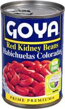 Goya Red Kidney Beans - 15.5 oz. can, 24 cans per case