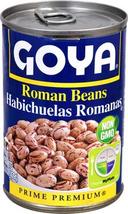 Goya Roman Beans - Habichuelas, 15.5 Ounce -- 24 per case.