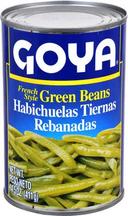 Goya French Style Green Beans - 14.5 oz. can, 24 cans per case