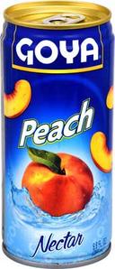 Goya Peach Nectar, 9.6 Fluid Ounce -- 24 per case.