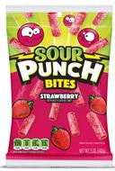 Sour Punch Bites Strawberry Candy, 5 Ounce -- 12 per case