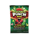 Sour Punch Pickle Roulette Bites Gummy Candy, 5 Ounce Hanging Bag -- 12 per case