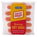 Frankford Hot Dog Gummy Candy, 4.4 Ounce -- 16 per case