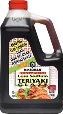 Kikkoman Less Sodium Preservative Free Teriyaki Glaze, 5 Pound -- 6 per case.