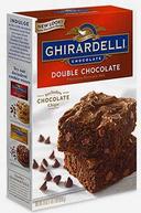 Ghirardelli Double Chocolate Brownie Mix, 18 Ounce -- 12 per case