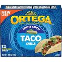 Ortega White Corn Taco Shells, 4.9 Ounce -- 6 per case