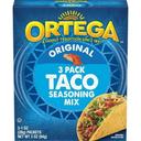 Ortega Original Taco Seasoning Mix, 3 Ounce Packet -- 12 per case
