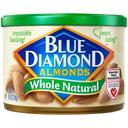 Blue Diamond Whole Natural Almonds, 6 Ounce Can -- 12 per case