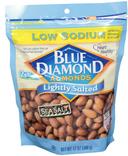 Blue Diamond Low Sodium Lightly Salted Almonds, 12 Ounce -- 6 per case
