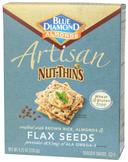 Blue Diamond Artisan Flax Seed Nut Thins Cracker, 4.25 Ounce -- 12 per case