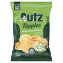 Utz Sour Cream and Onion Ripples Potato Chips, 7.75 Ounce -- 8 per case