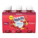 Welchs Zero Sugar Strawberry Drink, 10 Ounce - 24 per case