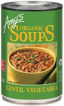 Amys Organic Lentil Vegetable Soup, 14.5 Ounce -- 12 per case.