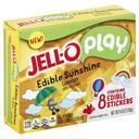 Jell-O Play Lemon Instant Powdered Gelatin with Edible Stickers, 6 Ounce -- 24 per case